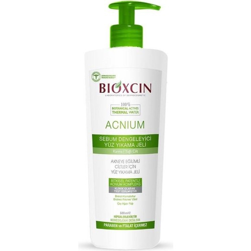 Bioxcin Acnium Sebum Dengeleyici Yüz Yıkama Jeli 500 ml