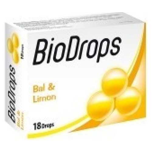 Biodrops Ballı Limonlu Pastil 