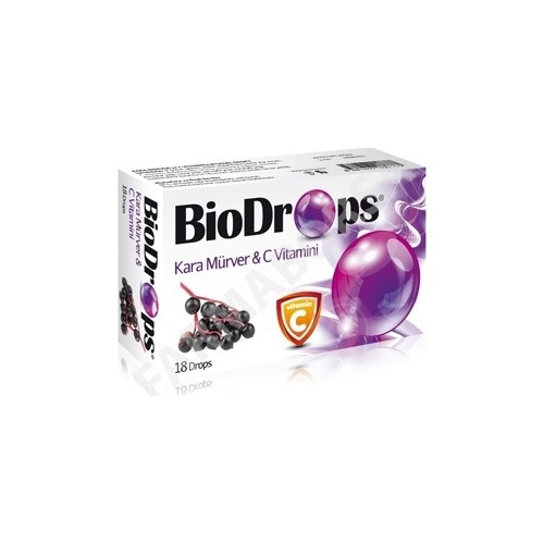 Biodrops Kara Mürver C Vitamin Pastil