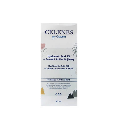 Celenes by SwedenHyaluronic Acid %2 + Ferment Active Gojiberry Yüz Serum 30 ml