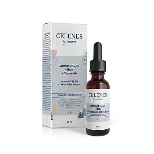 Celenes 12,5% C Vitamini + OATS + Niacinamide Yüz Serumu 30 ML