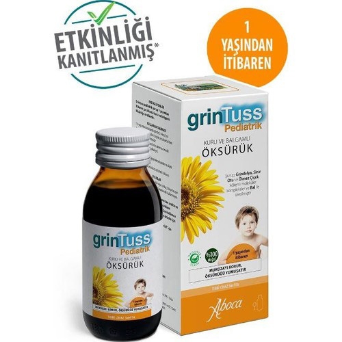 Grintuss Bitkisel Şurup 100 ml - Çocuklara Özel