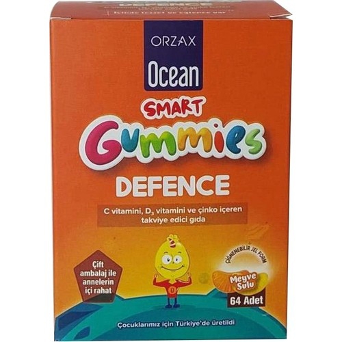 Ocean Smart Gummies Defence 64 Adet Çiğnenebilir Jel