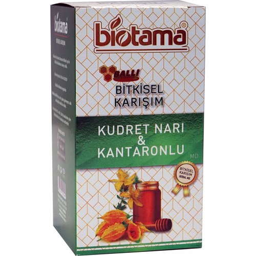 Biotama Kudret Narı ve Kantaronlu Ballı Bitkisel Karışım  ( MD )430 gr