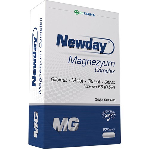 Newday Magnezyum Complex 60 Kapsül