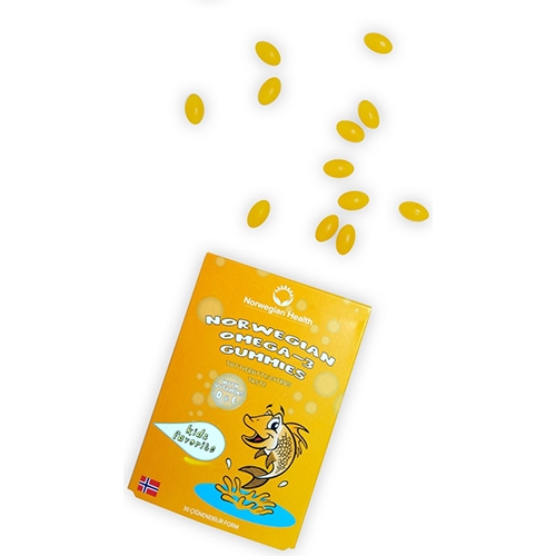 Norwegian Health Çocuk Omega 3 Ciğnenebilir Gummies 30 Kapsül