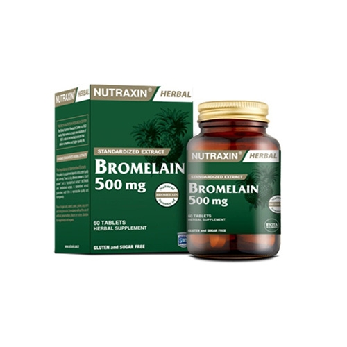 Nutraxin Bromelain 500 Mg 60 Bitkisel Tablet 