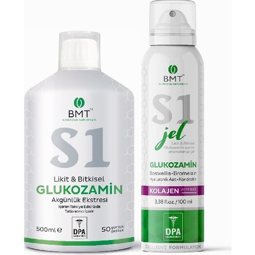 Biomet S1 Glikozamin 2’li Set Likit ve Jel