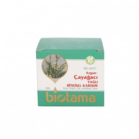 Biotama Argan - Çayağacı Yağlı Bitkisel Karışım 