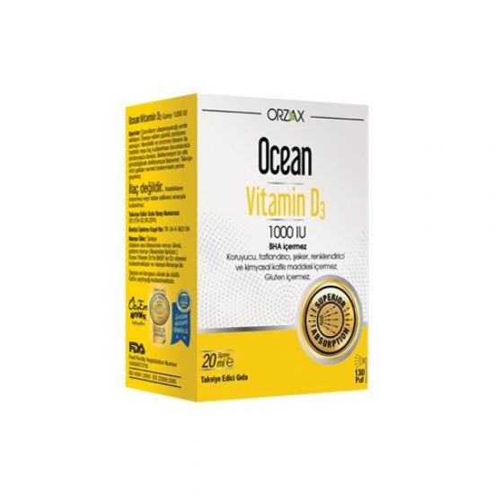 Ocean Vitamin D3 1000 IU 20ml Sprey 