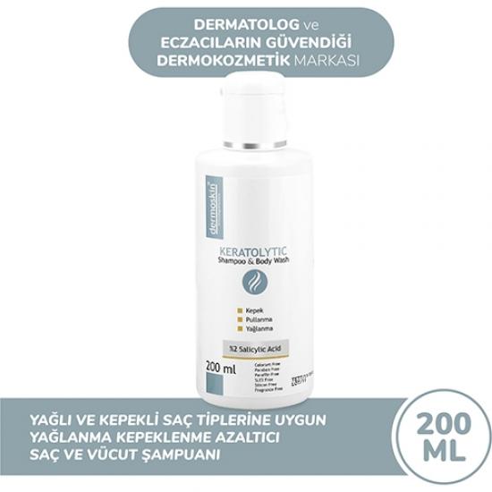 Dermoskin Keratolytic Shampoo & Body Wash 200 Ml