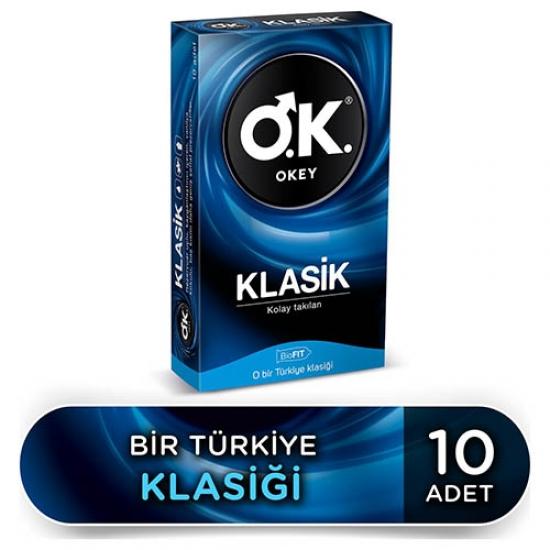 Okey Prezervatif Klasik 10’Lu