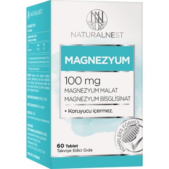 NaturalNest Magnezyum Malat Bisglisinat 