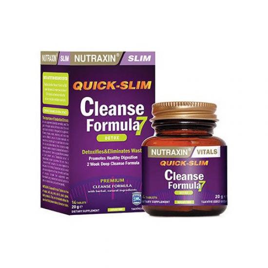 Nutraxin Quick Slim Cleanse Formula 7 Detox 