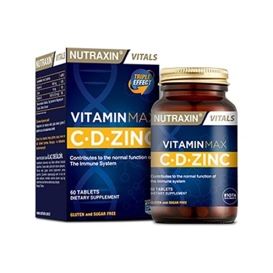 Nutraxin Vitamin Max C-D-Zınc 60 Tablet