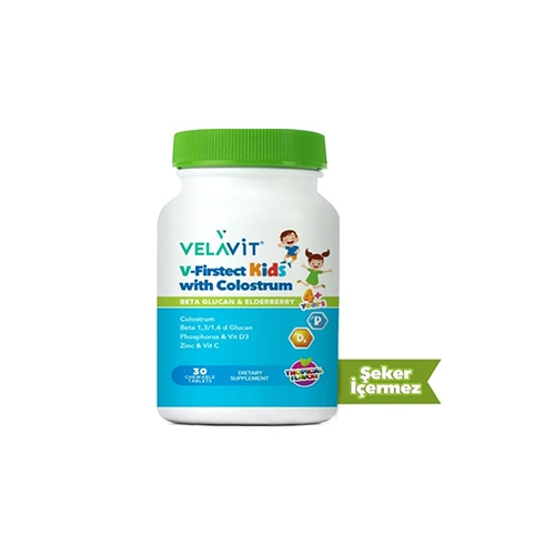 Velavit V-Firstect Kids with Colostrum 30 Tablet