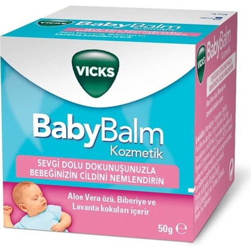 Vicks Baby Balm Nemlendirici Bebek Bakım Kremi 50 gr