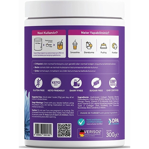 WeCollagen Tip 1-2-3 Toz Kolajen 300gr